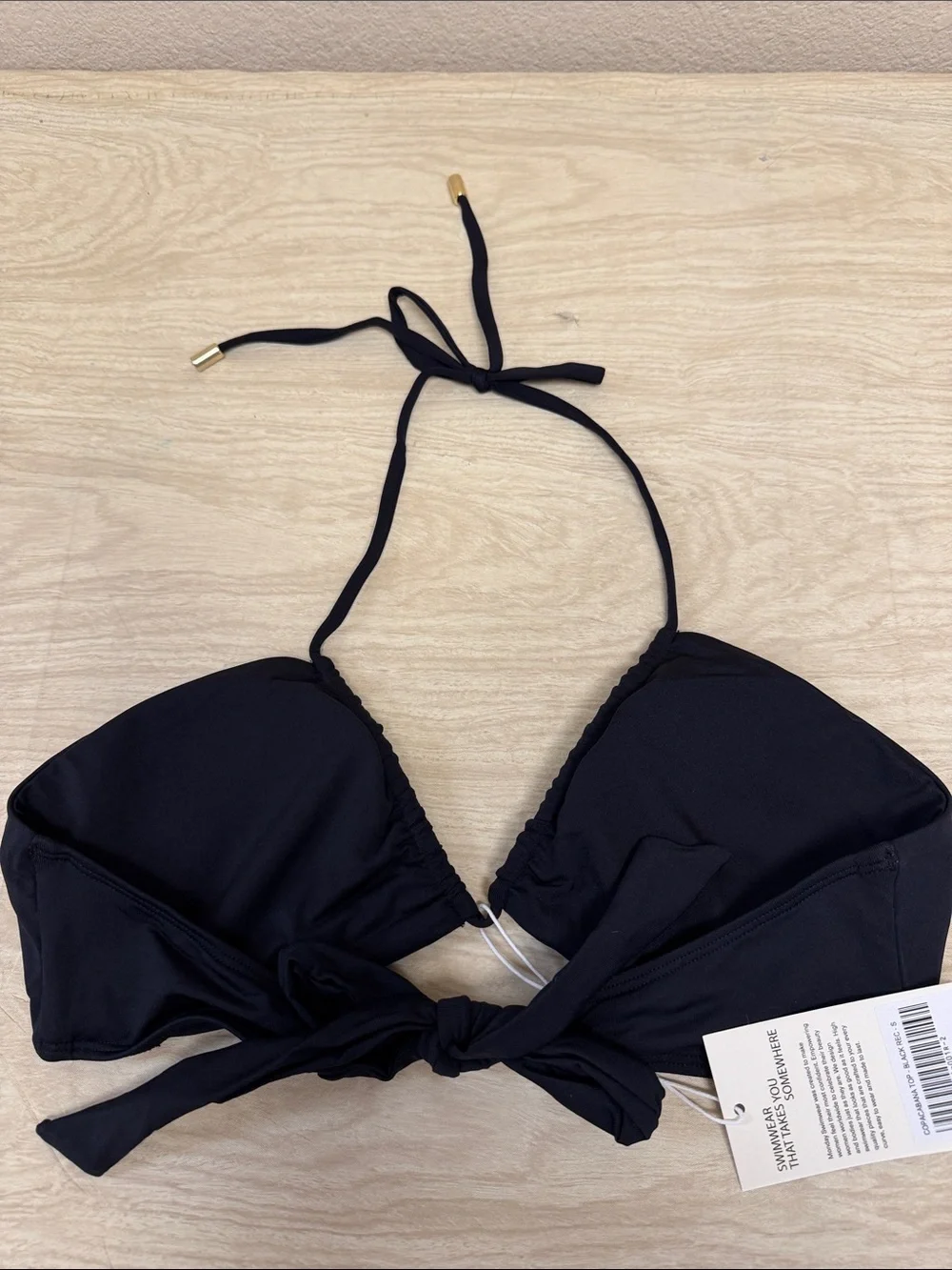 MONDAY SWIMWEAR COPACABANA TOP BLACK - S